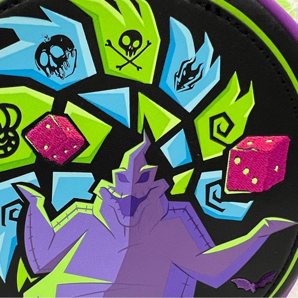 Disney Parks Oogie Boogie Loungefly Crossbody Glows in the Dark NWT - Picture 6 of 9